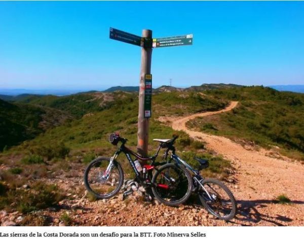 rutas en bicicleta Costa Dorada