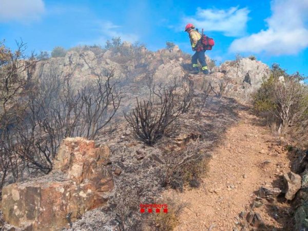 Segundo incendio forestal del día causado por un rayo